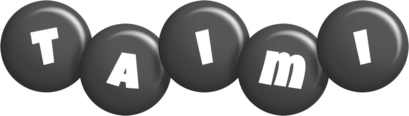 Taimi candy-black logo