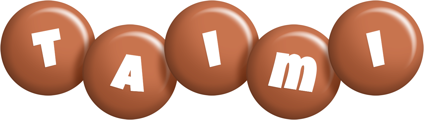 Taimi candy-brown logo
