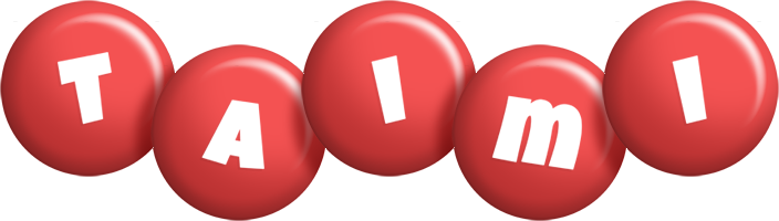Taimi candy-red logo