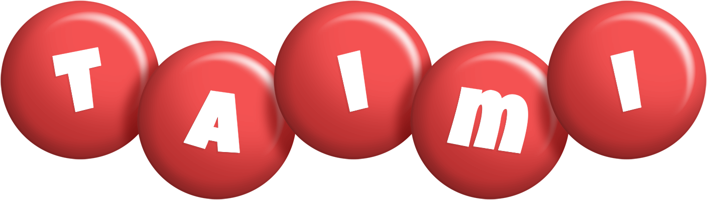 Taimi candy-red logo