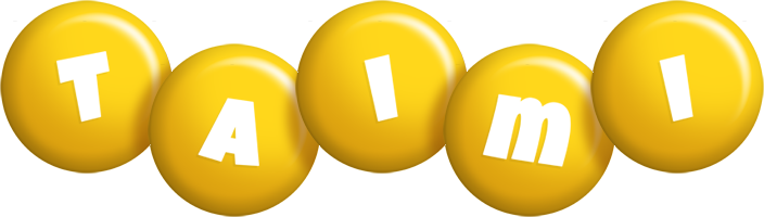 Taimi candy-yellow logo