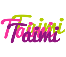 Taimi flowers logo
