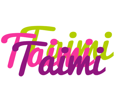 Taimi flowers logo