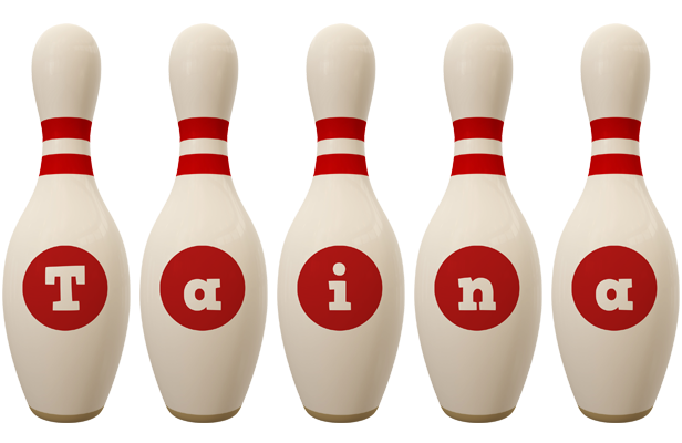 Taina bowling-pin logo