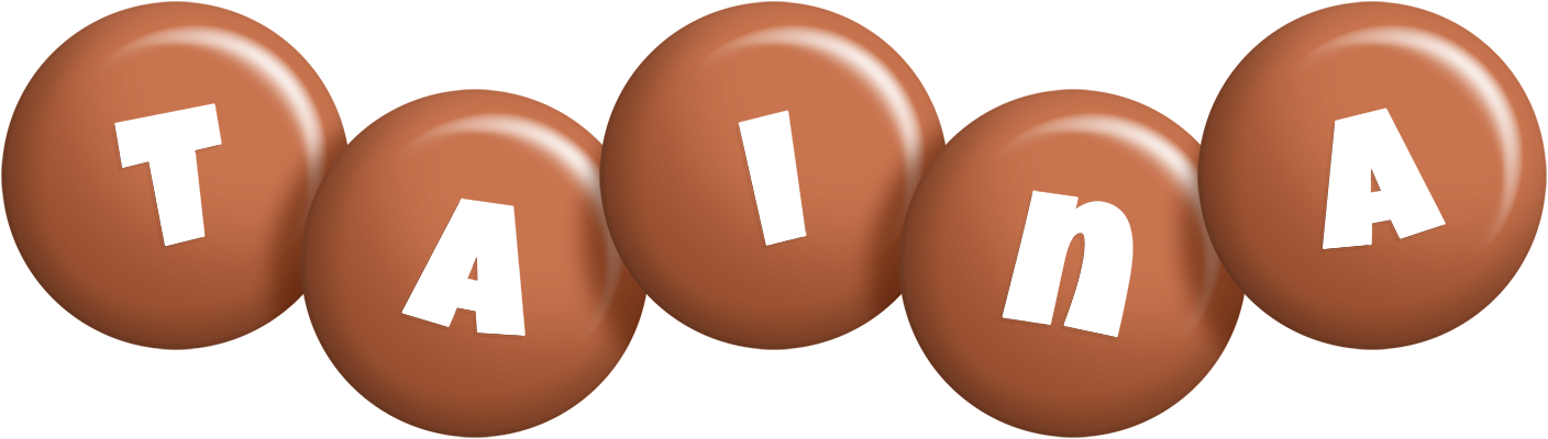 Taina candy-brown logo