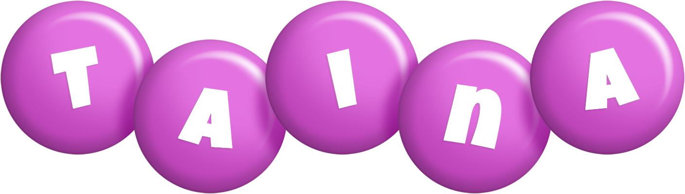 Taina candy-purple logo