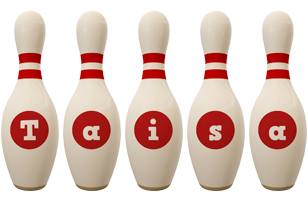 Taisa bowling-pin logo