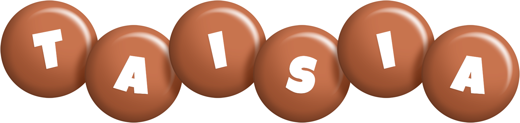 Taisia candy-brown logo