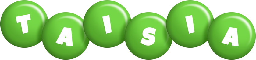 Taisia candy-green logo