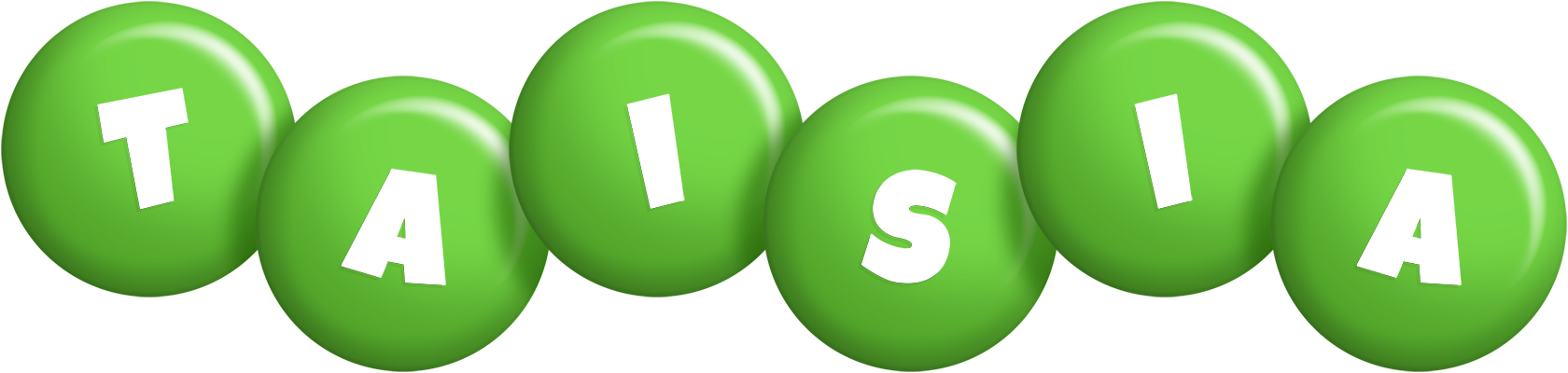 Taisia candy-green logo