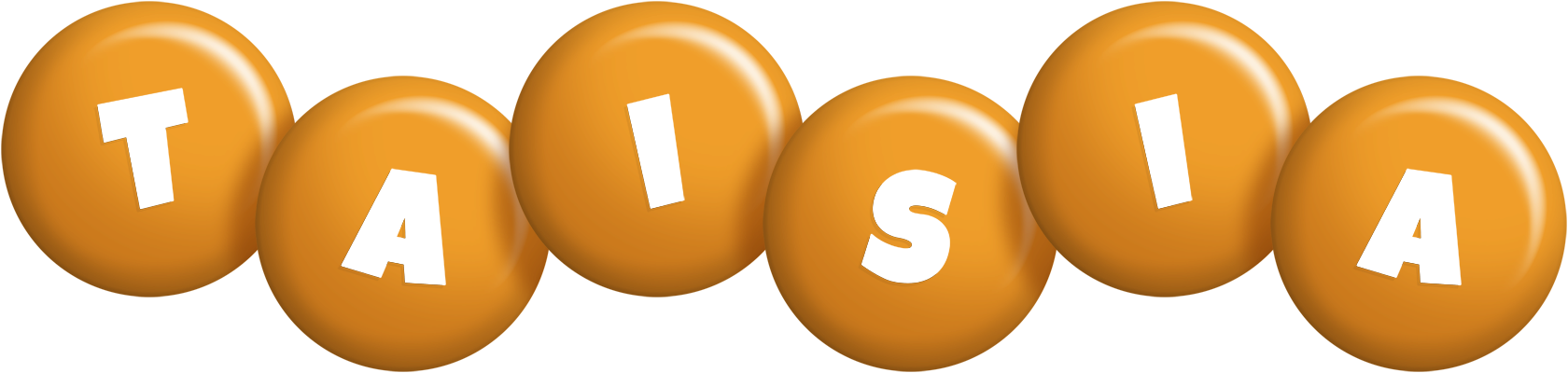 Taisia candy-orange logo