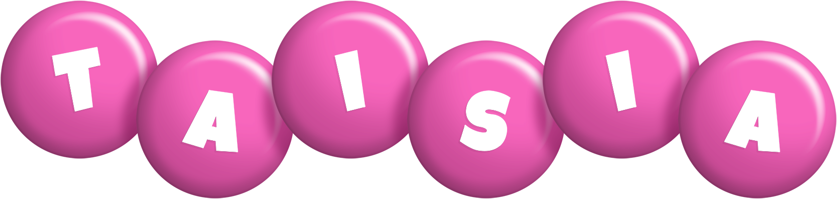 Taisia candy-pink logo