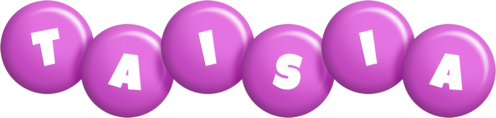 Taisia candy-purple logo