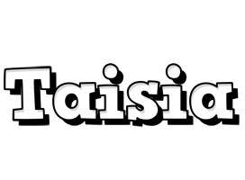 Taisia snowing logo