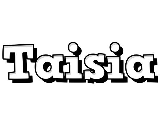 Taisia snowing logo