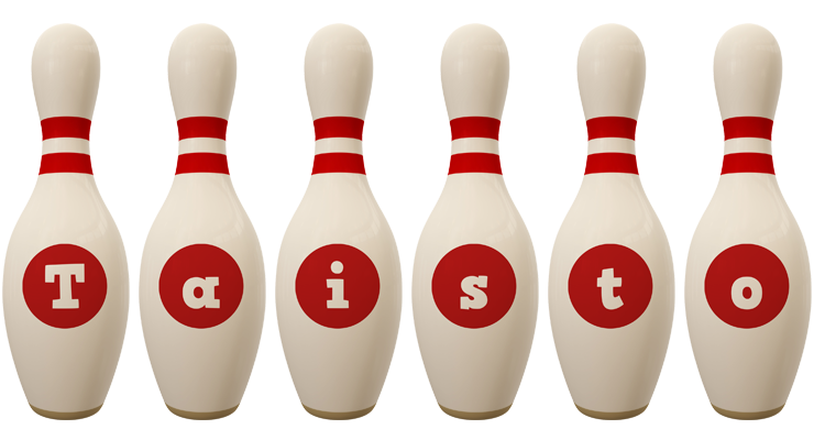 Taisto bowling-pin logo