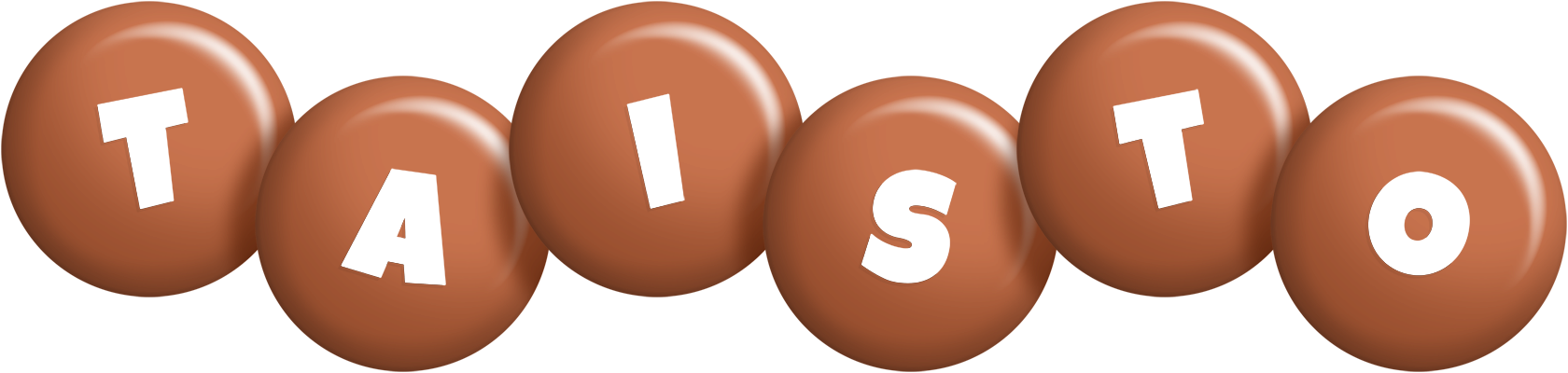 Taisto candy-brown logo