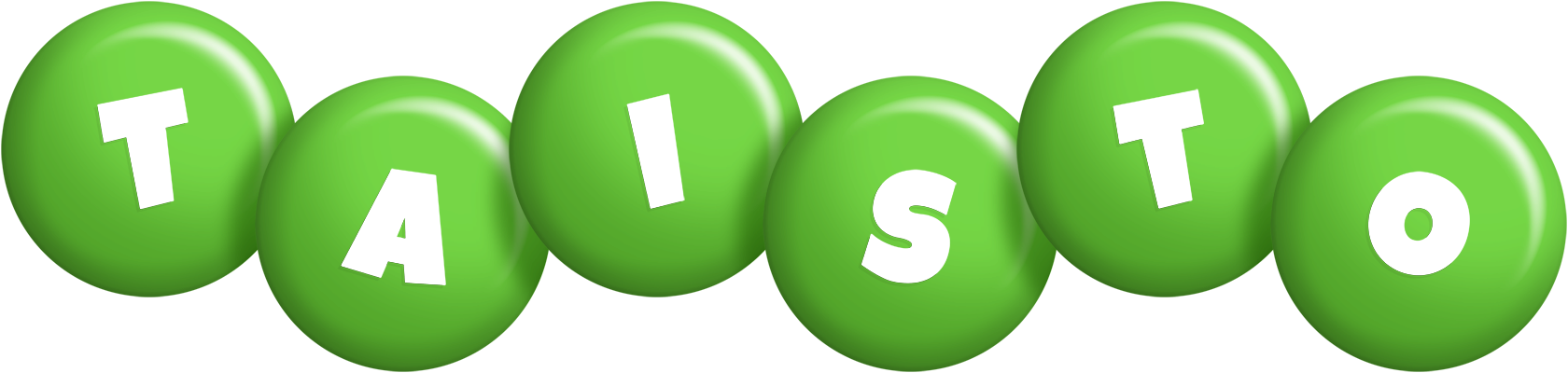 Taisto candy-green logo