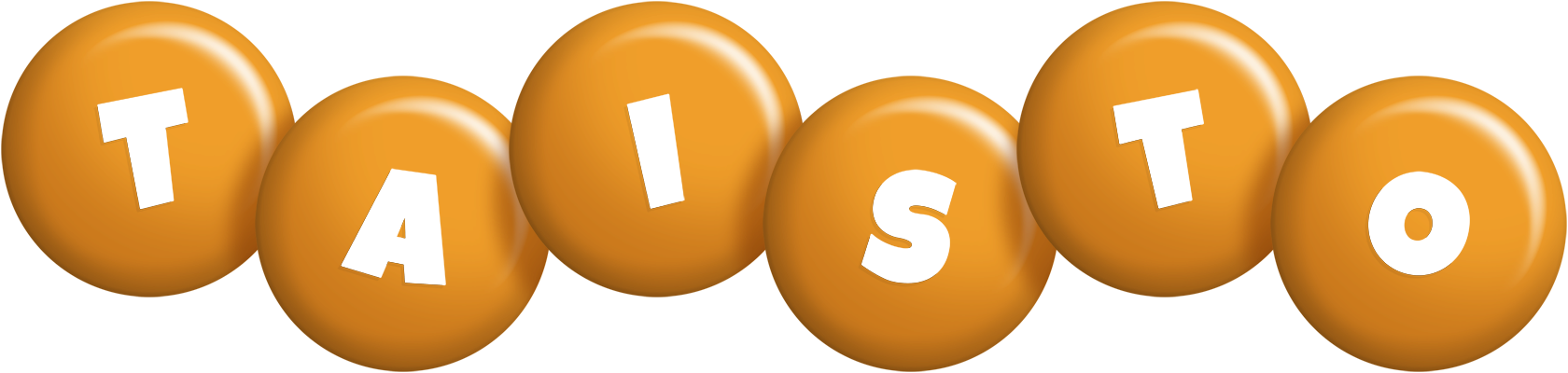 Taisto candy-orange logo