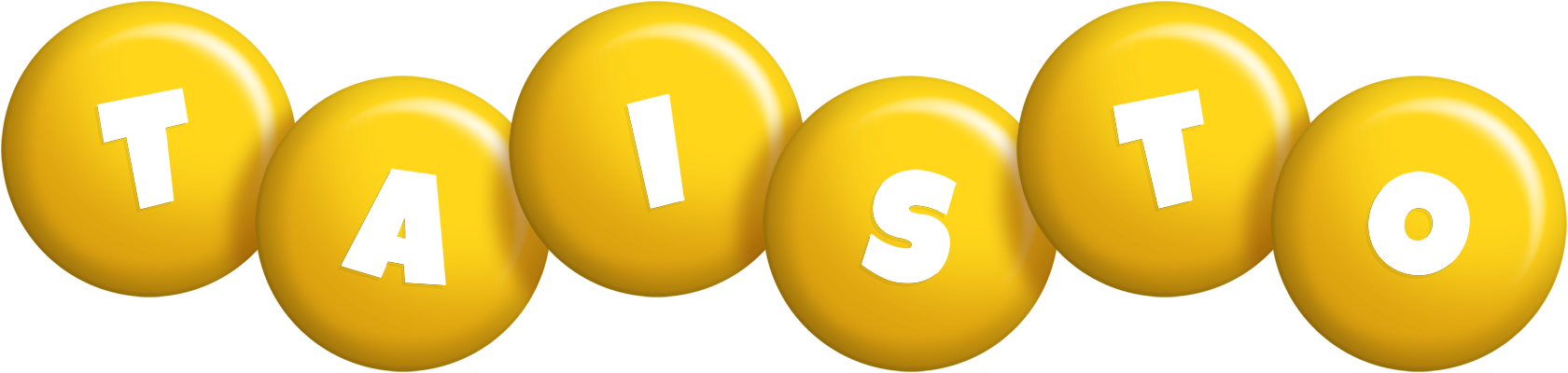 Taisto candy-yellow logo