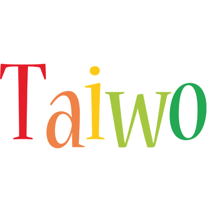 Taiwo birthday logo
