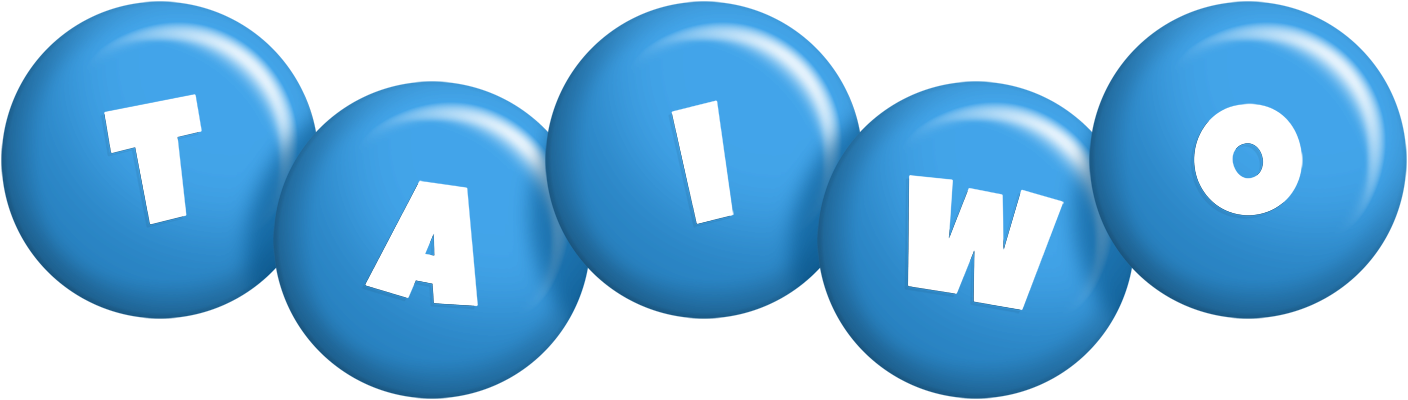 Taiwo candy-blue logo