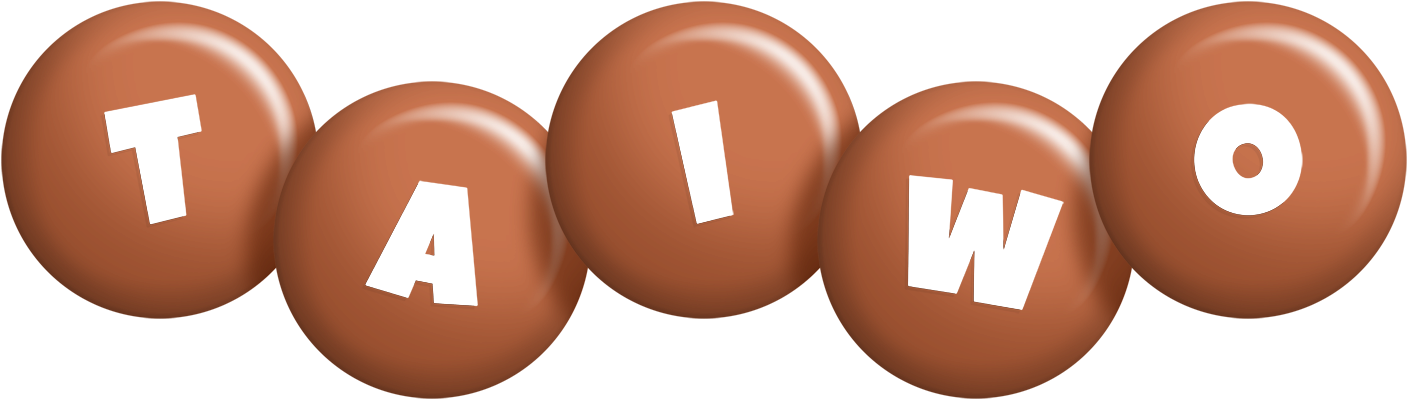 Taiwo candy-brown logo