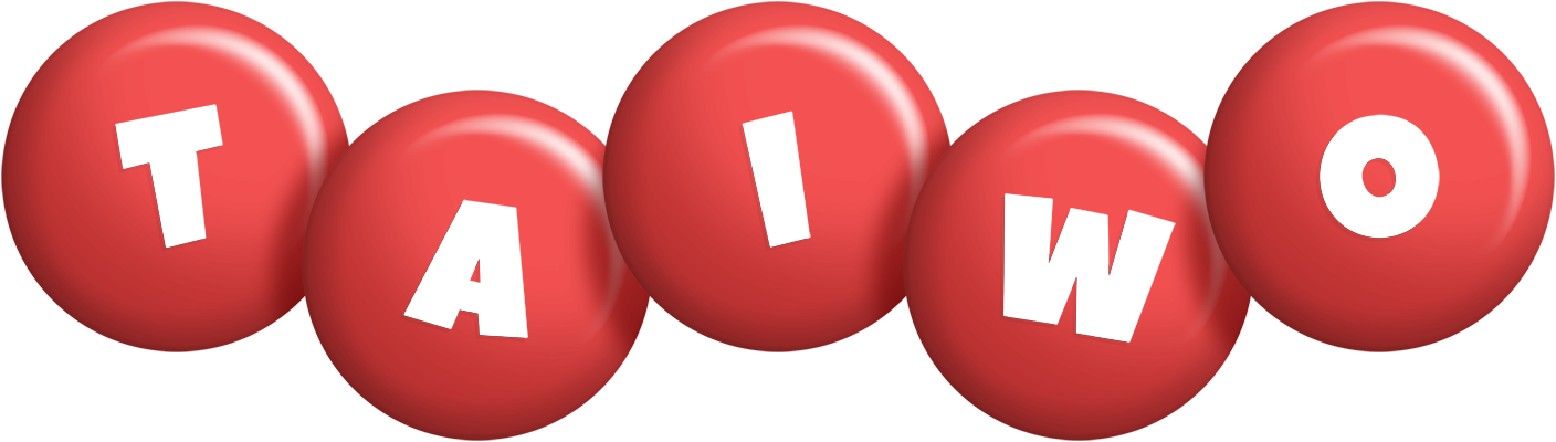 Taiwo candy-red logo