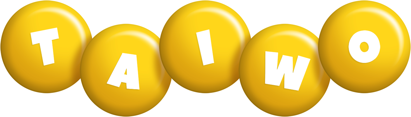 Taiwo candy-yellow logo