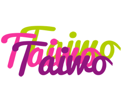 Taiwo flowers logo