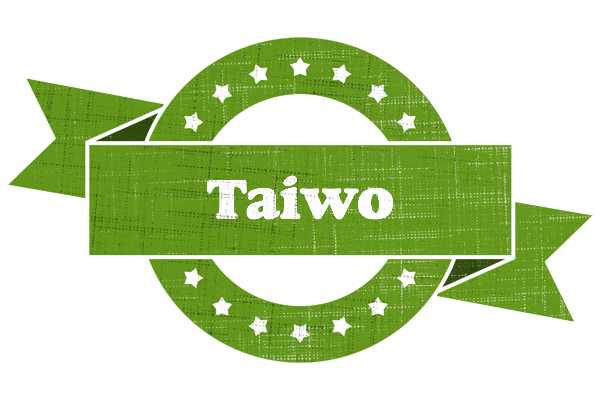 Taiwo natural logo