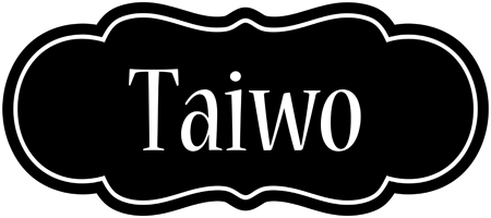 Taiwo welcome logo