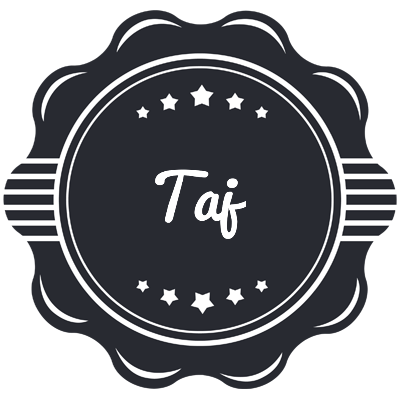 Taj badge logo
