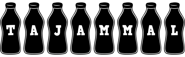 Tajammal bottle logo