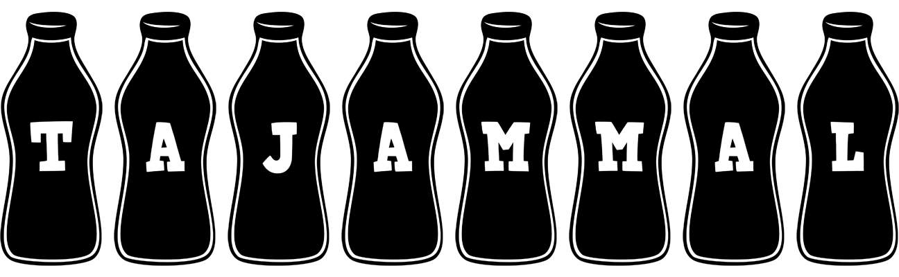 Tajammal bottle logo