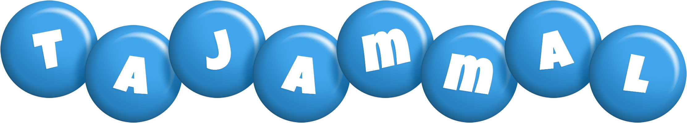 Tajammal candy-blue logo