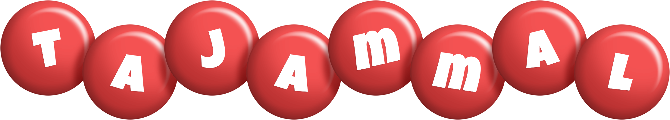 Tajammal candy-red logo