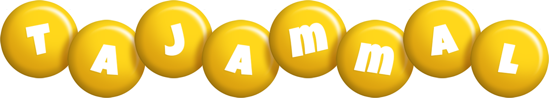 Tajammal candy-yellow logo