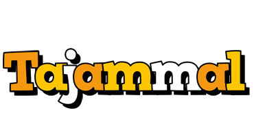 Tajammal cartoon logo