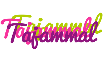 Tajammal flowers logo