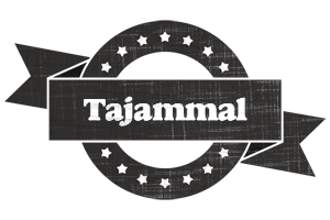 Tajammal grunge logo