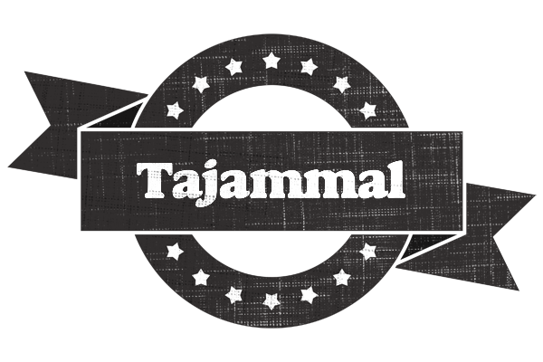 Tajammal grunge logo