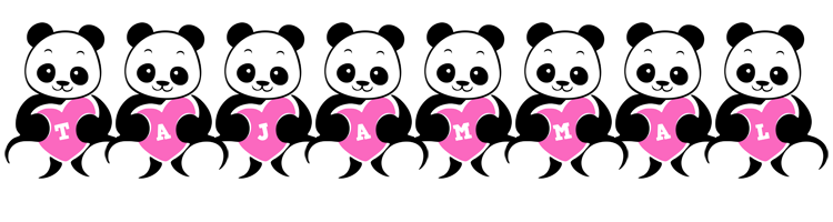 Tajammal love-panda logo