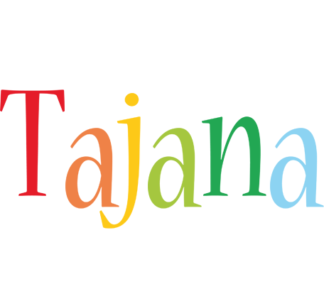 Tajana birthday logo