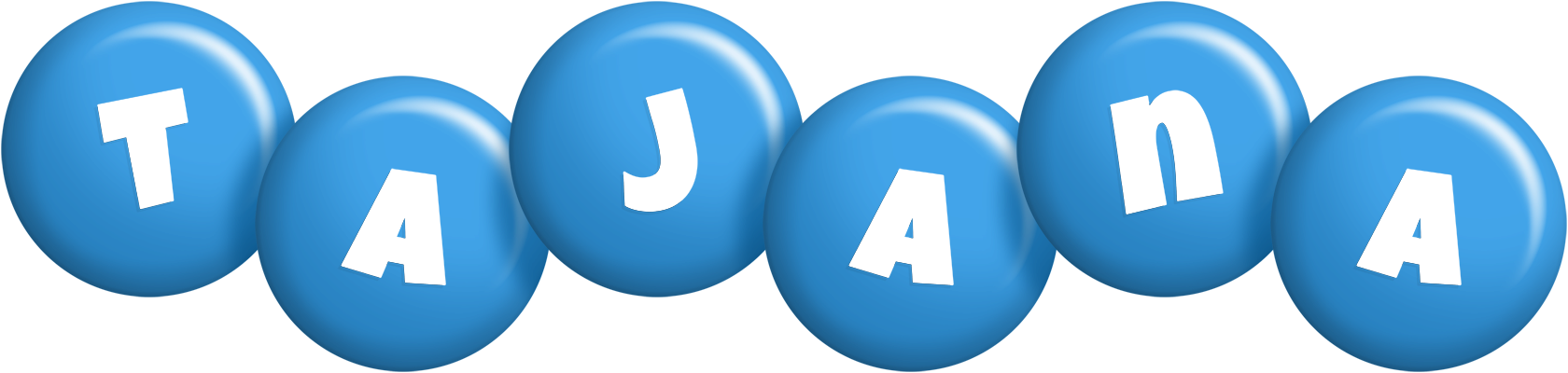 Tajana candy-blue logo
