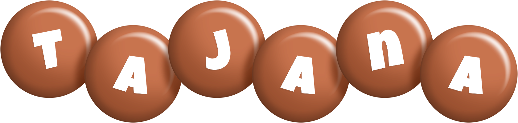 Tajana candy-brown logo