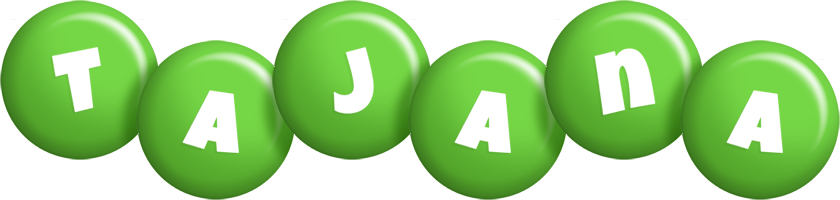 Tajana candy-green logo