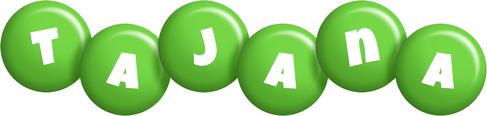 Tajana candy-green logo
