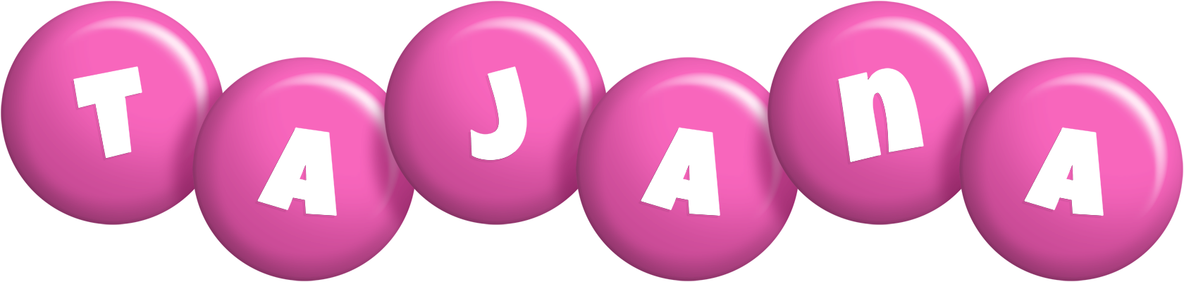 Tajana candy-pink logo