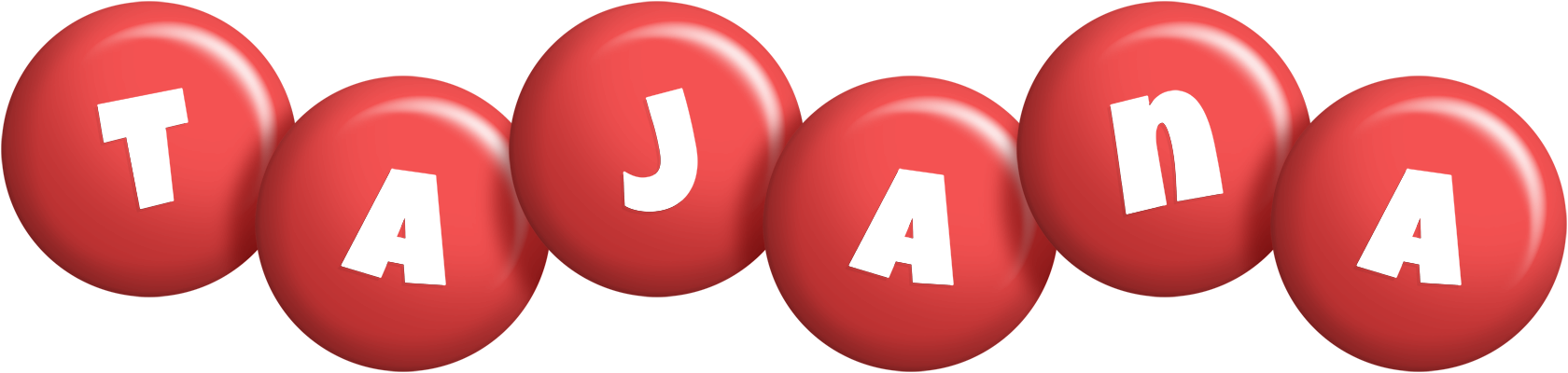 Tajana candy-red logo